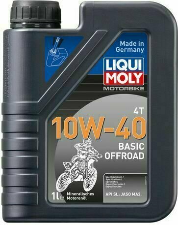 Moottoriöljy Liqui Moly 3059 Motorbike 4T 10W-40 Basic Offroad 1L Moottoriöljy