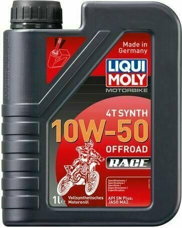 Engine Oil Liqui Moly 3051 Motorbike 4T Synth 10W-50 Offroad Race 1L Engine Oil