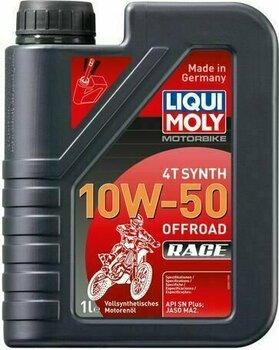 Моторно масло Liqui Moly 3051 Motorbike 4T Synth 10W-50 Offroad Race 1L Моторно масло - 1