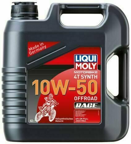 Engine Oil Liqui Moly 3052 Motorbike 4T Synth 10W-50 Offroad Race 4L Engine Oil