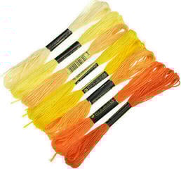 Broderigarn Alma TH013-C4 Yellow 8 m Broderigarn
