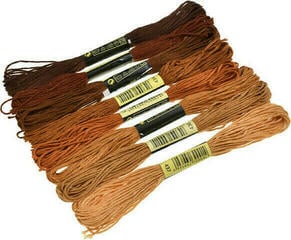Broderigarn Alma TH013-C2 Brown 8 m Broderigarn