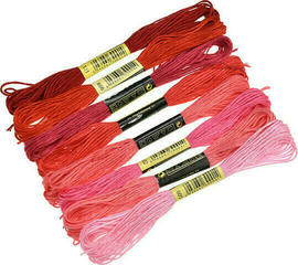 Przędza do haftu Alma TH013-C5 Pink 8 m Przędza do haftu