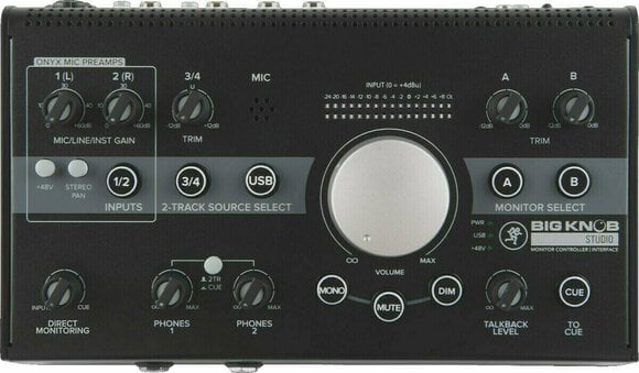 Monitor selector/kontroler głośności Mackie Big Knob Studio - 1
