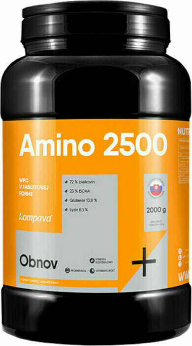 Aminokyseliny / BCAA Kompava Amino 2500 Tablety Aminokyseliny / BCAA