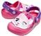 Zapatos para barco de niños Crocs Fun Lab Lights Clog Kids Paradise Pink 23-24