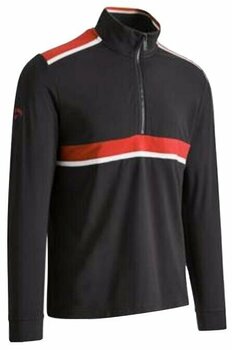 Hanorac/Pulover Callaway 1/4 Zip Chillout Caviar/Poppy Red M Pulover - 1