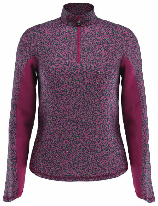 Hanorac/Pulover Callaway Mini Floral 1/4 Zip Sun Protection Lilac Rose S Pulover