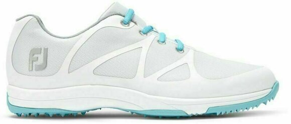 Chaussures de golf pour femmes Footjoy Leisure Blanc-Bleu 36,5 - 1
