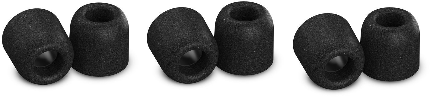 Ear Tips for In-Ears Comply Ear Pads for headphones Black
