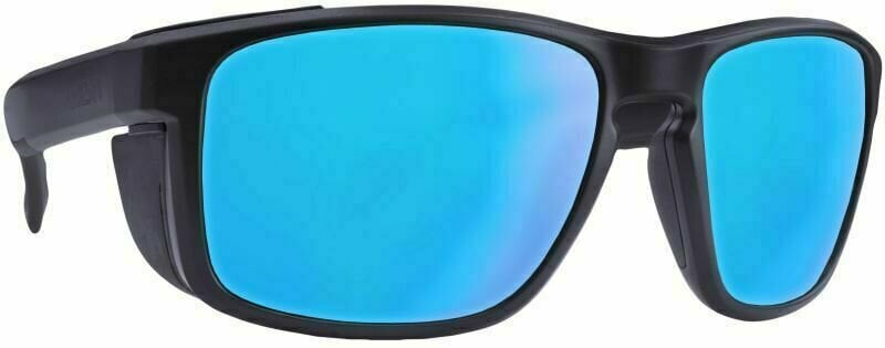 Outdoor Sonnenbrille Majesty Vertex Matt Black/Polarized Blue Mirror Outdoor Sonnenbrille