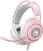 Auriculares para ordenador Marvo HG8936 Blanco-Rosado Auriculares para ordenador