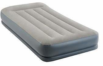Inflatable Furniture Intex Twin Pillow Rest Mid-Rise Airbed W/ Fiber-Tech Bip