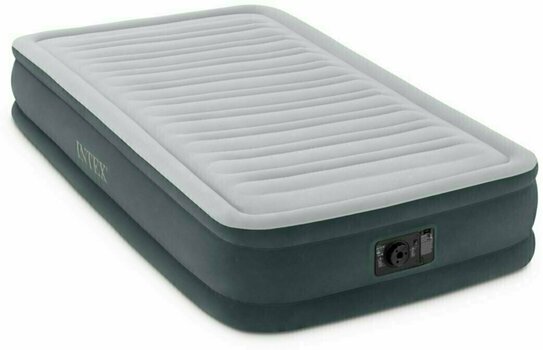 Inflatable Furniture Intex Twin Dura-Beam Series Mid Rise Airbed With Bip - 1