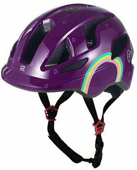 Cască bicicletă copii P2R Mascot Rainbow Purple 48-52 Cască bicicletă copii - 1