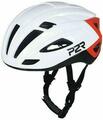 P2R Rodeo White/Black/Red Shine 58-61 Cyklistická helma