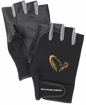Des gants Savage Gear Des gants Neoprene Half Finger M - 1