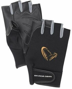 Ръкавици Savage Gear Ръкавици Neoprene Half Finger L - 1