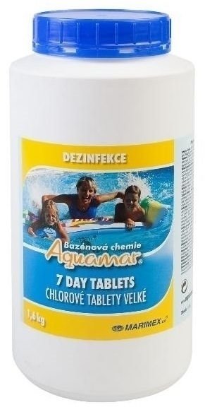 Produits chimiques de piscine Marimex AQuaMar 7 D Tabs 1.6 kg Produits chimiques de piscine