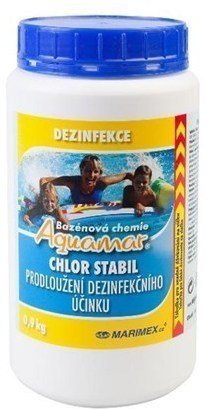 Kemikalier til poolen Marimex AQuaMar Chlorine Stabil 0.9 kg