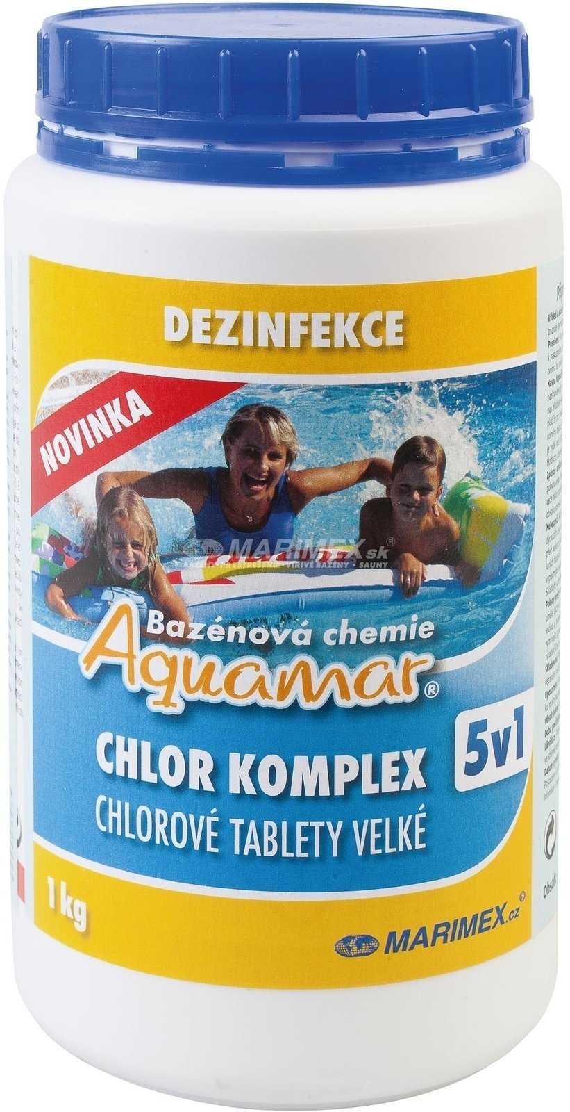 Produits chimiques de piscine Marimex AQuaMar Komplex 5v1 1.0 kg