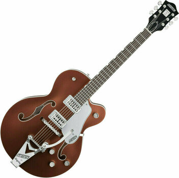 Semi-Acoustic Guitar Gretsch G6118T Players Edition Anniversary Two-Tone Copper Metallic - 1