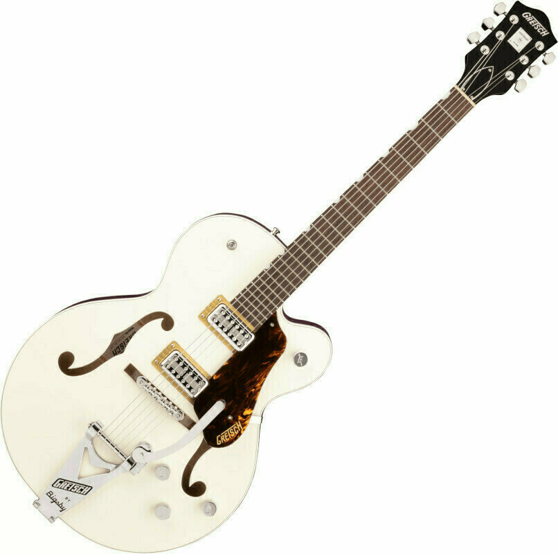 Guitare semi-acoustique Gretsch G6118T Players Edition Anniversary Two-Tone Vintage White