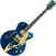Halbresonanz-Gitarre Gretsch G6120TG Players Edition Nashville Azure Metallic