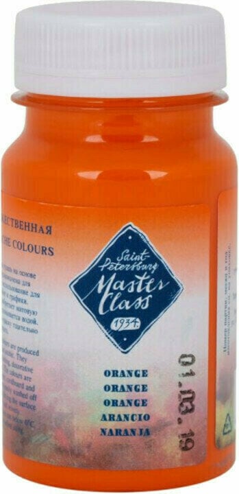 Gvaš boja Nevskaya Palitra Master Class Гваш боја Orange 100 ml 1 kom