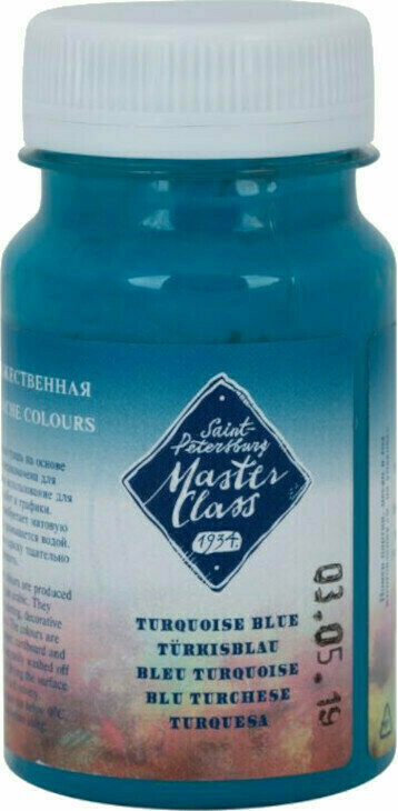 Gouache malt
 Nevskaya Palitra Master Class Gouachefarbe Turquoise Blue 100 ml 1 stk