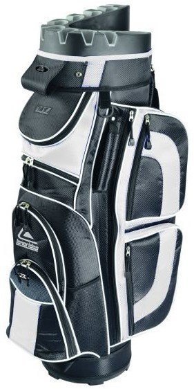 Чантa за голф Longridge Pro Black/White Чантa за голф