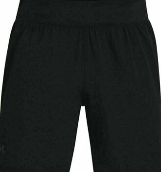 Running shorts Under Armour UA SpeedPocket 7'' Shorts Black/Reflective 2XL Running shorts - 1