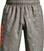 Pantaloni scurți de alergare Under Armour UA Woven Emboss Shorts Concrete/Phoenix Fire XL Pantaloni scurți de alergare