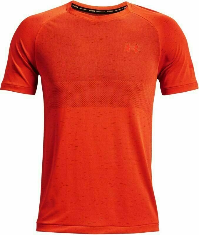 Bežecké tričko s krátkym rukávom Under Armour UA Seamless Run Phoenix Fire/Radiant Red L Bežecké tričko s krátkym rukávom