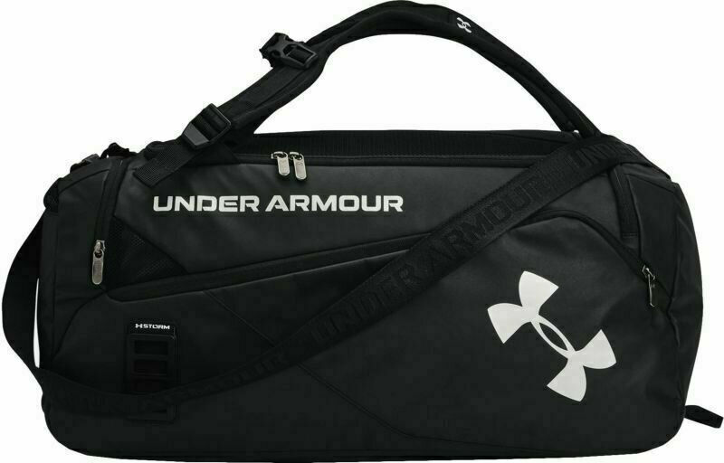 Раници Under Armour UA Contain Duo MD Backpack Duffle Black/Metallic Silver 50 L