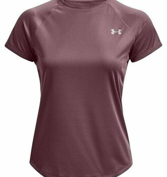 Tricou cu mânecă scurtă pentru alergare
 Under Armour UA W Speed Stride Ash Plum/Reflective L Tricou cu mânecă scurtă pentru alergare - 1