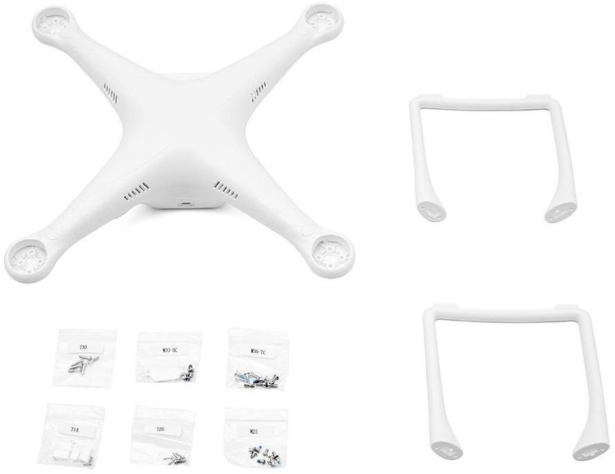 Proppeler guard DJI P3 Shell Includes Top & Bottom CoversSta - DJI0326-04