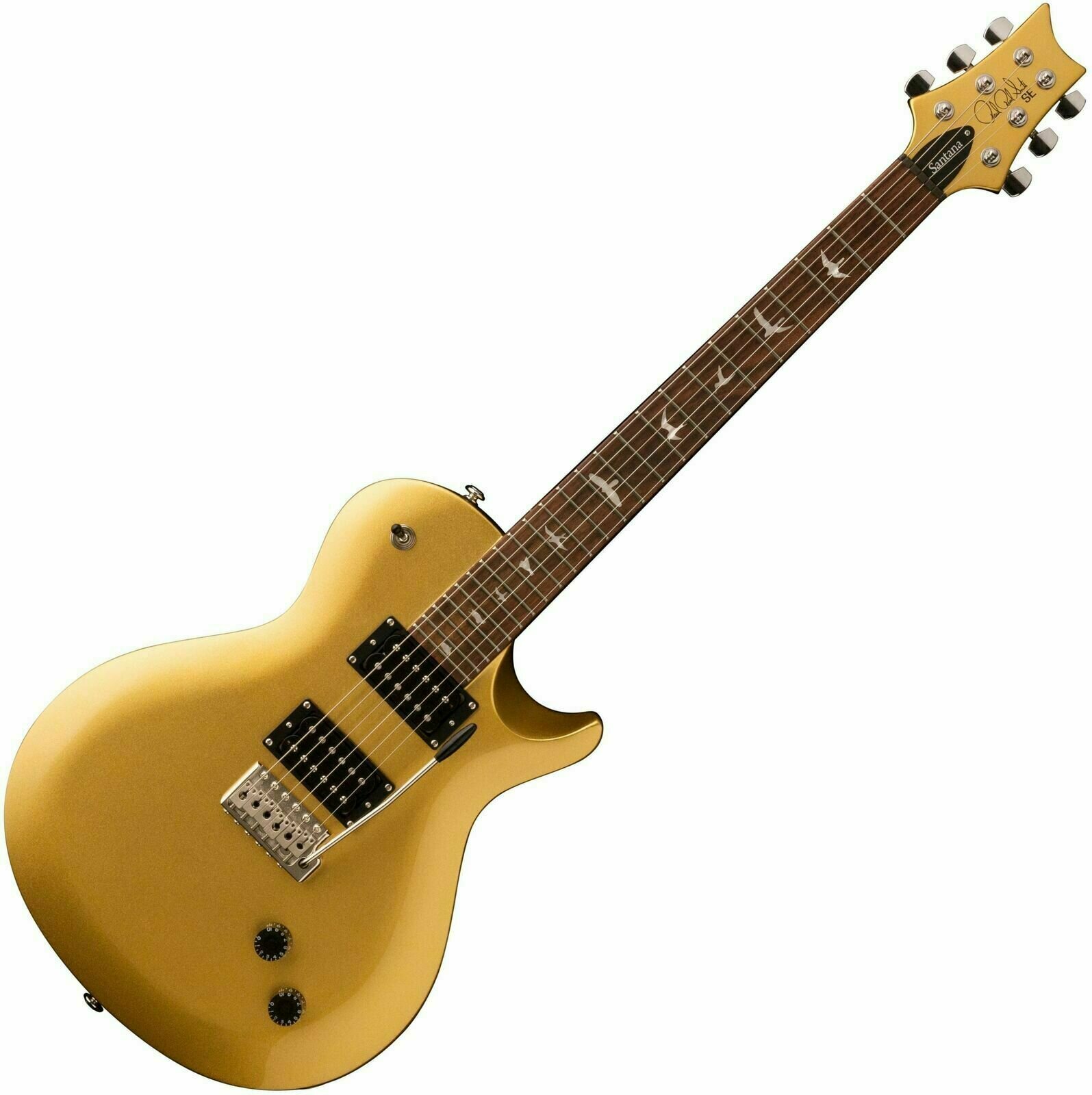 Guitare électrique PRS SE Santana Singlecut Tremolo EC Egyptian Gold