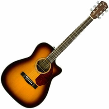 elektroakustisk gitarr Fender CC-140SCE Solbränd - 1