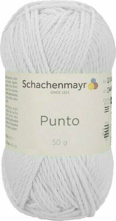 Pletací příze Schachenmayr Punto 00010 White