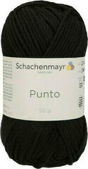 Fios para tricotar Schachenmayr Punto 00099 Black Fios para tricotar