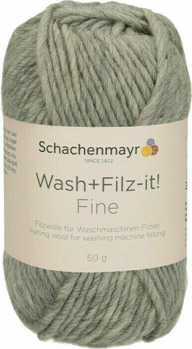 Stickgarn Schachenmayr WASH+FILZ-IT FINE 00121 Steel