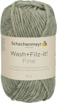 Knitting Yarn Schachenmayr WASH+FILZ-IT FINE 00121 Steel Knitting Yarn - 1