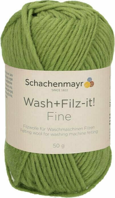 Pređa za pletenje Schachenmayr WASH+FILZ-IT FINE 00117 Olive