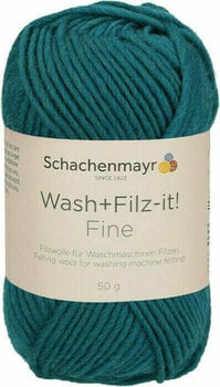 Kötőfonal Schachenmayr WASH+FILZ-IT FINE 00149 Teal Kötőfonal - 1