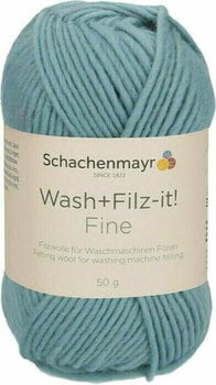 Hilo de tejer Schachenmayr WASH+FILZ-IT FINE 00146 Aqua Hilo de tejer - 1