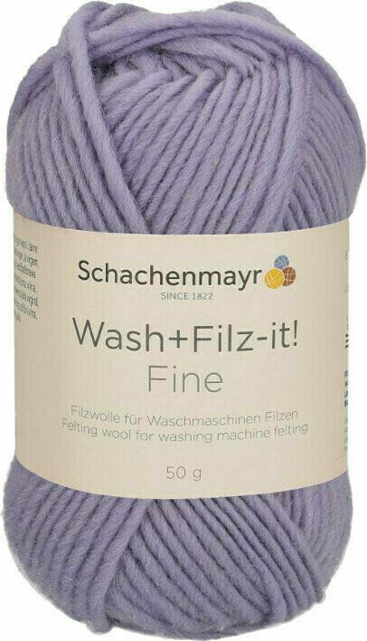 Knitting Yarn Schachenmayr WASH+FILZ-IT FINE 00150 Lavender
