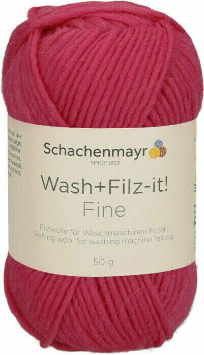 Knitting Yarn Schachenmayr WASH+FILZ-IT FINE 00111 Pink