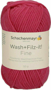 Knitting Yarn Schachenmayr WASH+FILZ-IT FINE 00111 Pink - 1