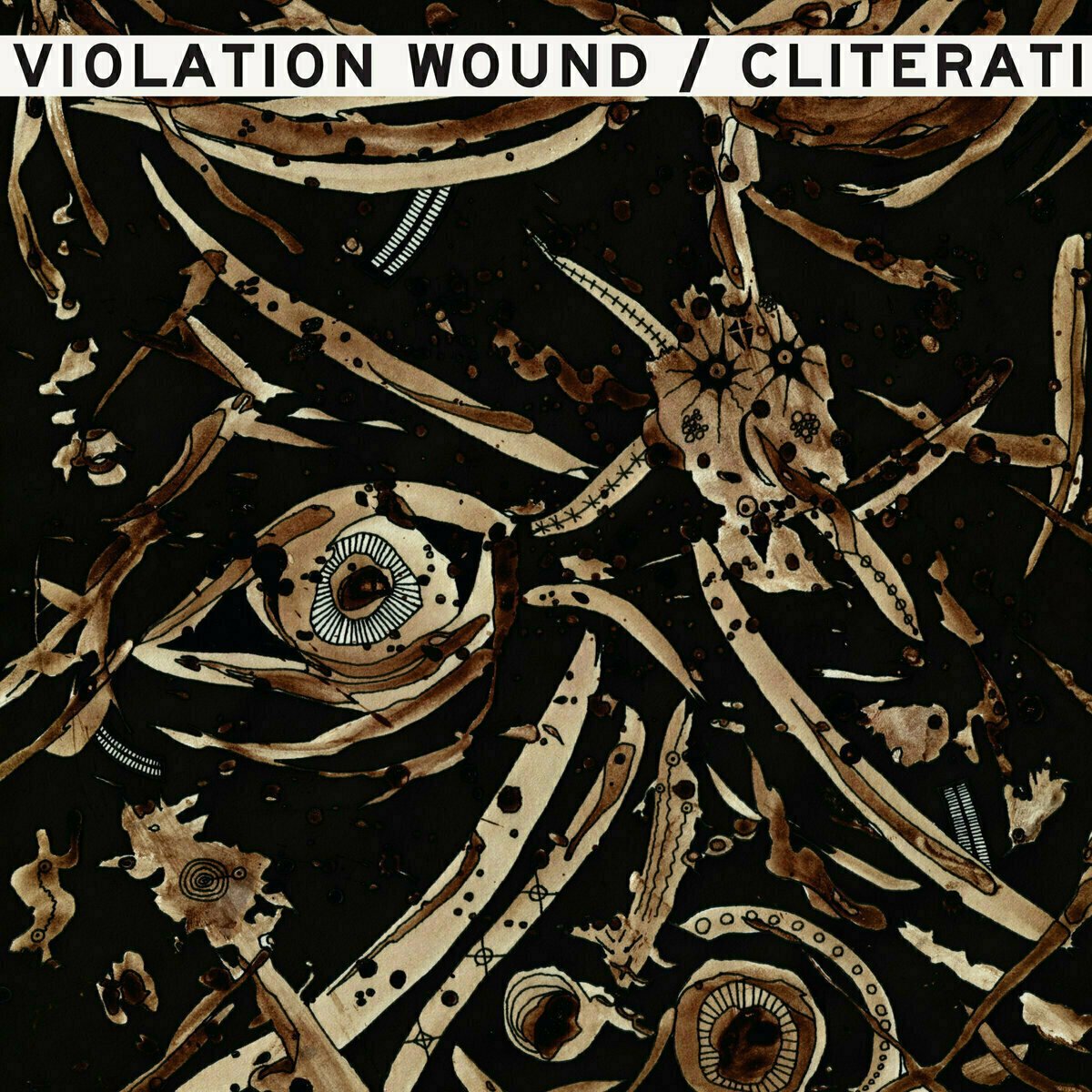 Schallplatte Cliterati / Violation Wound - Split (LP)